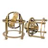 Antique Style Nautical Brass Armillary Sphere World Globe Astrolabe Mounted - Perfect Decor Accent for Office view 1