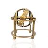 Antique Style Nautical Brass Armillary Sphere World Globe Astrolabe Mounted - Perfect Decor Accent for Office view 2