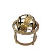 Antique Style Nautical Brass Armillary Sphere World Globe Astrolabe Mounted - Perfect Decor Accent for Office view 4