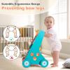 Wooden Baby Walker with Wheels, Walker for Baby Boys 12 Months Push Toy, Sit to Stand Activity Walker Learning to Walk view 4
