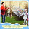 FairySandy 8 Pieces Giant Bubble Wands Big Bubble Wands for Kids Outdoors Toy for Birthday, Outdoor Activities, Party Favors, Solution Not Included(Colorful,Classic) view 3