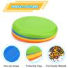 Amarlozn Jumbo 8" Flying Disc Toys for Kids Adults, 8 Pack Flying Sport Yard Disc Toy for Outdoor Beach Accessories Backyard Lawn Park, Sturdy ABS Sports Toy for Boys Girls view 2