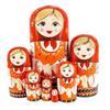 PXIWDAN Nesting Doll Russian Matryoshka Set of 7 Pieces Doll Cartoon Cute Toy Matryoshka Doll Stacking Doll view 1