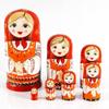PXIWDAN Nesting Doll Russian Matryoshka Set of 7 Pieces Doll Cartoon Cute Toy Matryoshka Doll Stacking Doll view 4