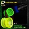 MAGICYOYO K2 Glow Yoyo for Kids 8-12, Responsive Yo-yo Glow in The Dark, Unresponsive Yo yos for Adults, Plastic Yoyo Professional for Finger Spin Trick, 12 Yo-yos Strings + Accessory kit -Glow Yellow view 3