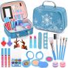 ACGASK Real Washable Makeup Kit for Girls - Non-Toxic Kids Play Make Up Set Toy for Toddlers Children, Princess Toys Birthday & Christmas Gift ideas for Ages 5 6 7 8 9 10 11 12 Year Old Girls view 1
