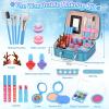 ACGASK Real Washable Makeup Kit for Girls - Non-Toxic Kids Play Make Up Set Toy for Toddlers Children, Princess Toys Birthday & Christmas Gift ideas for Ages 5 6 7 8 9 10 11 12 Year Old Girls view 2