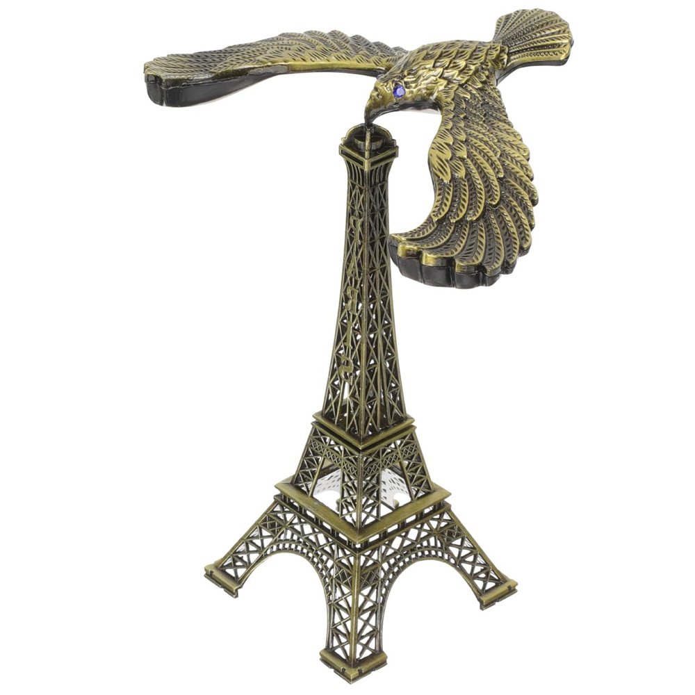 Alipis Balance Eagle Toy Alloy Sculpture Decorative Bird Figurine for Home Office Desk Accent and Table Centerpiece