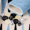 Lingle Backgammon Sets for Adults, Classic Board Game with Folding Faux Leather Backgammon Case, Portable Travel Backgammon Game Set (Blue) view 3