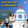 Cardboard Rocket for Kids - DIY Playhouse & Coloring Activity | Large Pretend Play Vehicle - Recyclable & Eco-Friendly | Great Gift for Boys & Girls Ages 3-8 view 2