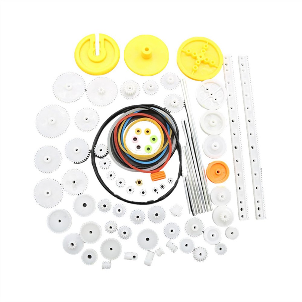 82Pcs Gears For Remote Car Motor Toy Model Helicopter Remote Toy Replacement Accessories Module For Students