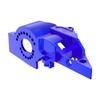 Aluminum 7075 Alloy Integrated Motor Base (Original) for Traxxas 1:16 Mini Maxx 4WD 107154-1 / Mini XRT VXL-3S 108076-1 Monster Truck Upgrades - Blue view 1