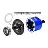 4140 Carbon Steel + 7075 Alloy Front & Centre & Rear Complete Differential for Traxxas 1:16 Mini Maxx 4WD 107154-1 / Mini XRT VXL-3S 108076-1 Monster Truck Upgrades - Red view 2