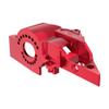 Aluminum 7075 Alloy Integrated Motor Base (Original) for Traxxas 1:16 Mini Maxx 4WD 107154-1 / Mini XRT VXL-3S 108076-1 Monster Truck Upgrades - Red view 1