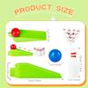 30 Sets Mini Bowling Game Miniature Bowl Pins Ramp Ball Tabletop Bowling Sets Bowling Party Favors Include 300 Mini Bowl Pins 30 Bowling Ball 30 Ramp Bow for Boys Girls Bowler Birthday Supplies view 2