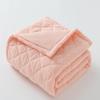 100% Cotton Muslin Baby Blanket for Boys Girls - Ultra-Soft Reversible Toddler Comforter, Lightweight Breathable All Season Down Alternative Toddler Crib Blanket (Light Pink, 39 x 47in) view 1