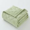 100% Cotton Muslin Baby Blanket for Boys Girls - Ultra-Soft Reversible Toddler Comforter, Lightweight Breathable All Season Down Alternative Toddler Crib Blanket (Pale Green, 39 x 47in) view 1