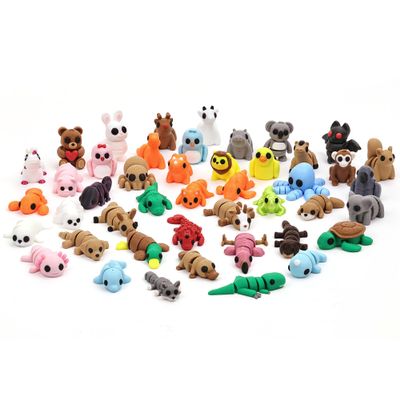 45 pcs Articulated Animal Figurines Set, 3D Printed Animal, Goodie Bag Stuffers, Party Favors, Classroom Rewards, Students Carnival Prizes, Office Desk Pets, Easter Basket Stuffers