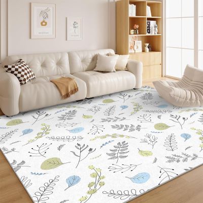 Retro Style Rug 5x7 - Jungle Countryside Area Rug for Bedroom Living - Tropical Doormat Brown Carpet, Washable & Non Slip & Soft Low Pile Indoor Large Rugs, Home Decor A53