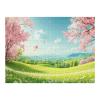 1000 Piece Jigsaw Puzzle Spring Blossoms Rolling Hills and A Picturesque Valley for Educational Gifts for Teens Decompression Christmas view 1