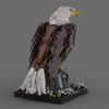 Aetheria Bald Eagle Building Bricks MOC Animals Bird Blocks, Home Office Decor Art Ornament, Creative Construction Collectors & Enthusiasts for Adults - 1468 Pieces Designed by Borysf view 3