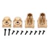 EVTSCAN RC Car Brass Rear Axle Housing Stable Climbing Gear Cover FCX24 1:24 Crawler (Gold) view 1