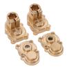 EVTSCAN RC Car Brass Rear Axle Housing Stable Climbing Gear Cover FCX24 1:24 Crawler (Gold) view 3