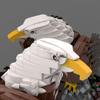 Aetheria Bald Eagle Building Bricks MOC Animals Bird Blocks, Home Office Decor Art Ornament, Creative Construction Collectors & Enthusiasts for Adults - 1468 Pieces Designed by Borysf view 2