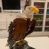 Aetheria Bald Eagle Building Bricks MOC Animals Bird Blocks, Home Office Decor Art Ornament, Creative Construction Collectors & Enthusiasts for Adults - 1468 Pieces Designed by Borysf view 3