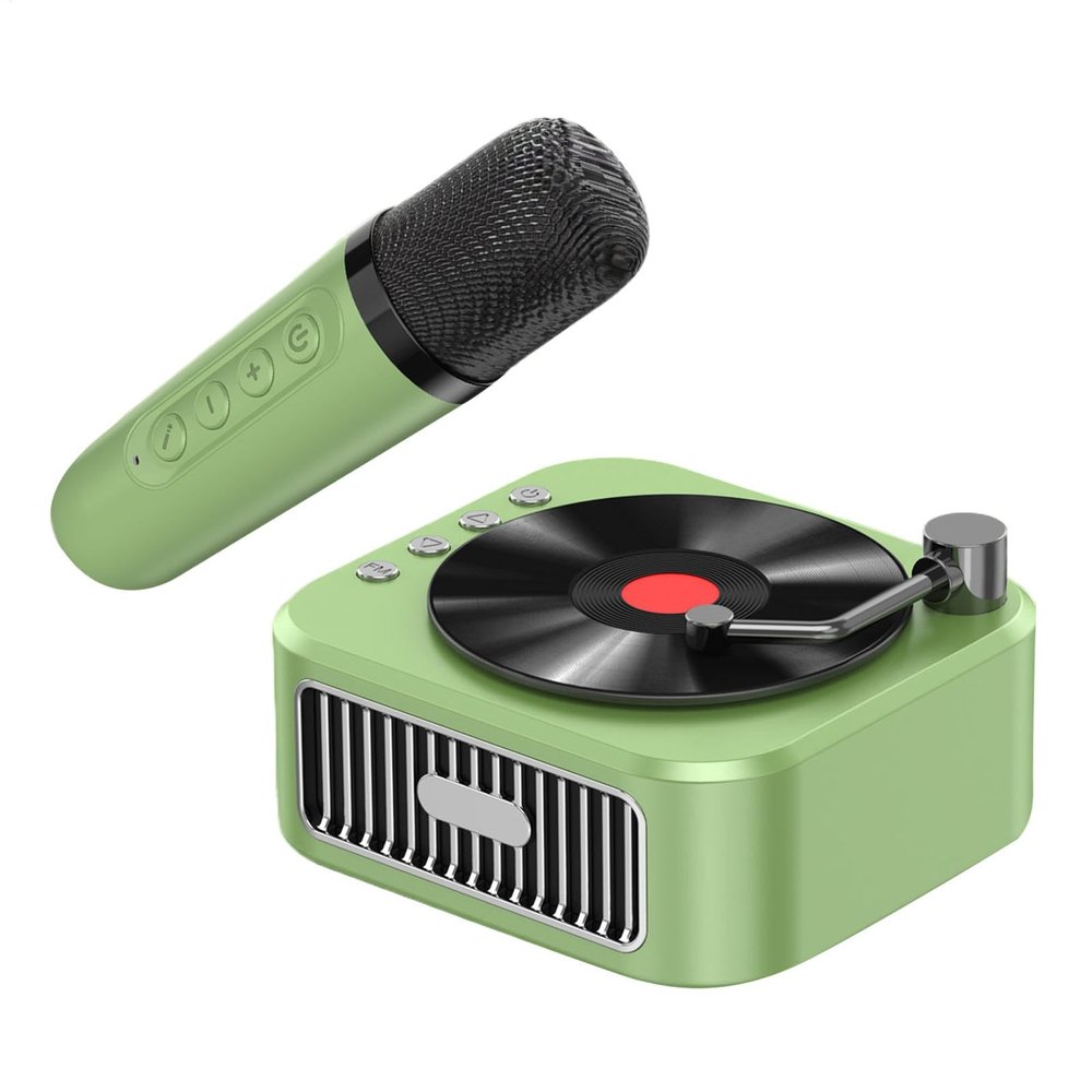 Karaoke Machine for Kids Adults - Small Karaoke Speaker with Microphone | Retro Singing Toy Handheld Portable Music Player | Fun Karaoke for & Party, Lightweight Entertainment for Children, B
