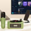 Karaoke Machine for Kids Adults - Small Karaoke Speaker with Microphone | Retro Singing Toy Handheld Portable Music Player | Fun Karaoke for & Party, Lightweight Entertainment for Children, B view 3