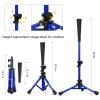 BaseGoal Baseball Tee for Kids,Batting Tee Softball,Stand Set for Youth,Teeball Hitting Tee Set,with Baseball Bat, Easy Adjustable Height view 4