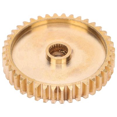 40 Tooth Spur Gear, Brass 40 Tooth Spur Gear for Servo 2:1 Ratio, MOD 0.8, Industrial Robot Part, Transfer Torsion with Servo Gears, Servo Gears