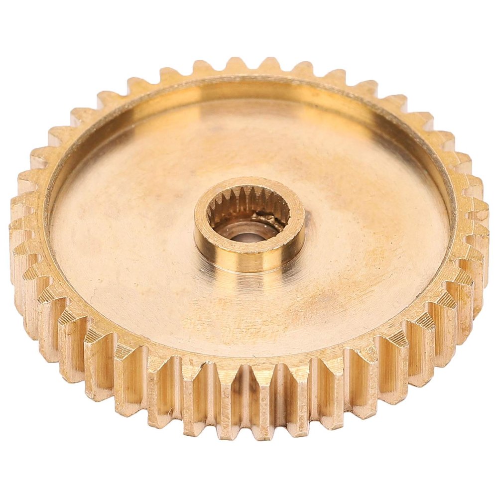 40 Tooth Spur Gear, Brass 40 Tooth Spur Gear for Servo 2:1 Ratio, MOD 0.8, Industrial Robot Part, Transfer Torsion with Servo Gears, Servo Gears