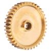 40 Tooth Spur Gear, Brass 40 Tooth Spur Gear for Servo 2:1 Ratio, MOD 0.8, Industrial Robot Part, Transfer Torsion with Servo Gears, Servo Gears view 3