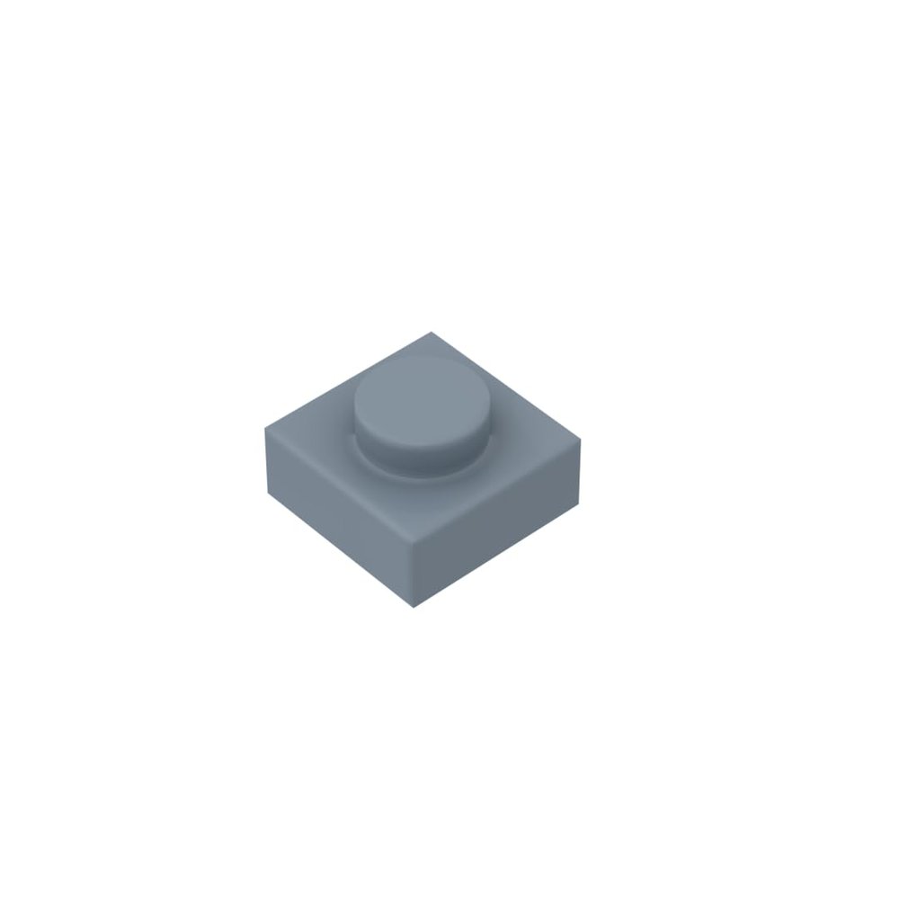XYEIUGO GDS-501 3024 Foundation Plate Plate 1x1, Sand Blue, 100 pcs