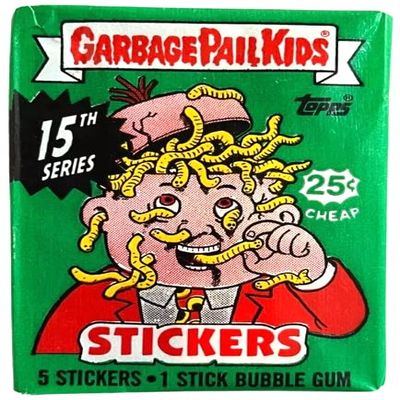1988 Topps Garbage Pail Kids Original 15th Series 15 OS15 Card Wax Pack GPK Sealed
