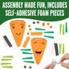 Fun Express 2 1/2" x 5 1/4" Silly Carrot Characters Magnet Craft Kit - Makes 12 view 2