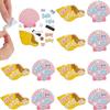 Fun Express 2 3/4" - 3 1/2" Religious Summer Seashell Magnet Craft Kit - Makes 12 view 1