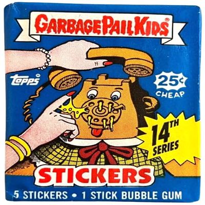 1988 Topps Garbage Pail Kids Original 14th Series 14 OS14 Card Wax Pack GPK Sealed