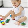BRIGHTFUFU 2Pcs Retro Wind Up Educational Iron Sheet for Boy Girl and Newborns Fun Design for Boys view 3