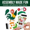 Fun Express 4" Luau Hula Animals Magnet Craft Kit - Makes 12 view 2