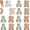 Fun Express 3 1/4" x 4" Animals with Tropical Drinks Magnet Craft Kits - Makes 12 view 1