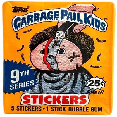 1987 Topps Garbage Pail Kids Original 9th Series 9 OS9 Card Wax Pack GPK Sealed