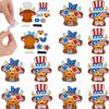Fun Express 3 3/4"  4 1/2" Patriotic Cow Characters Magnet Craft Kit - Makes 12 view 1