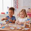 Fun Express 3 3/4"  4 1/2" Patriotic Cow Characters Magnet Craft Kit - Makes 12 view 4