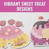 Fun Express 4 1/4" x 3 3/4" Ice Cream Dinosaur Magnet Craft Kit - Makes 12 view 3