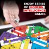 6 Player Ludo Board Game + Chutes and Ladders Foldable view 2