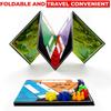 6 Player Ludo Board Game + Chutes and Ladders Foldable view 4