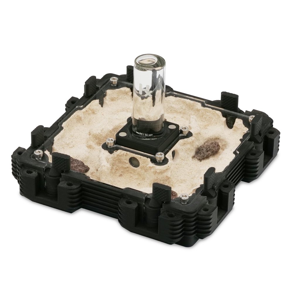 Ant Dimension Ant Farm Natura Module 2:2  Professional, Modular and Adaptable to Many Species  Adjustable Humidity System with 4 Outlets (White)